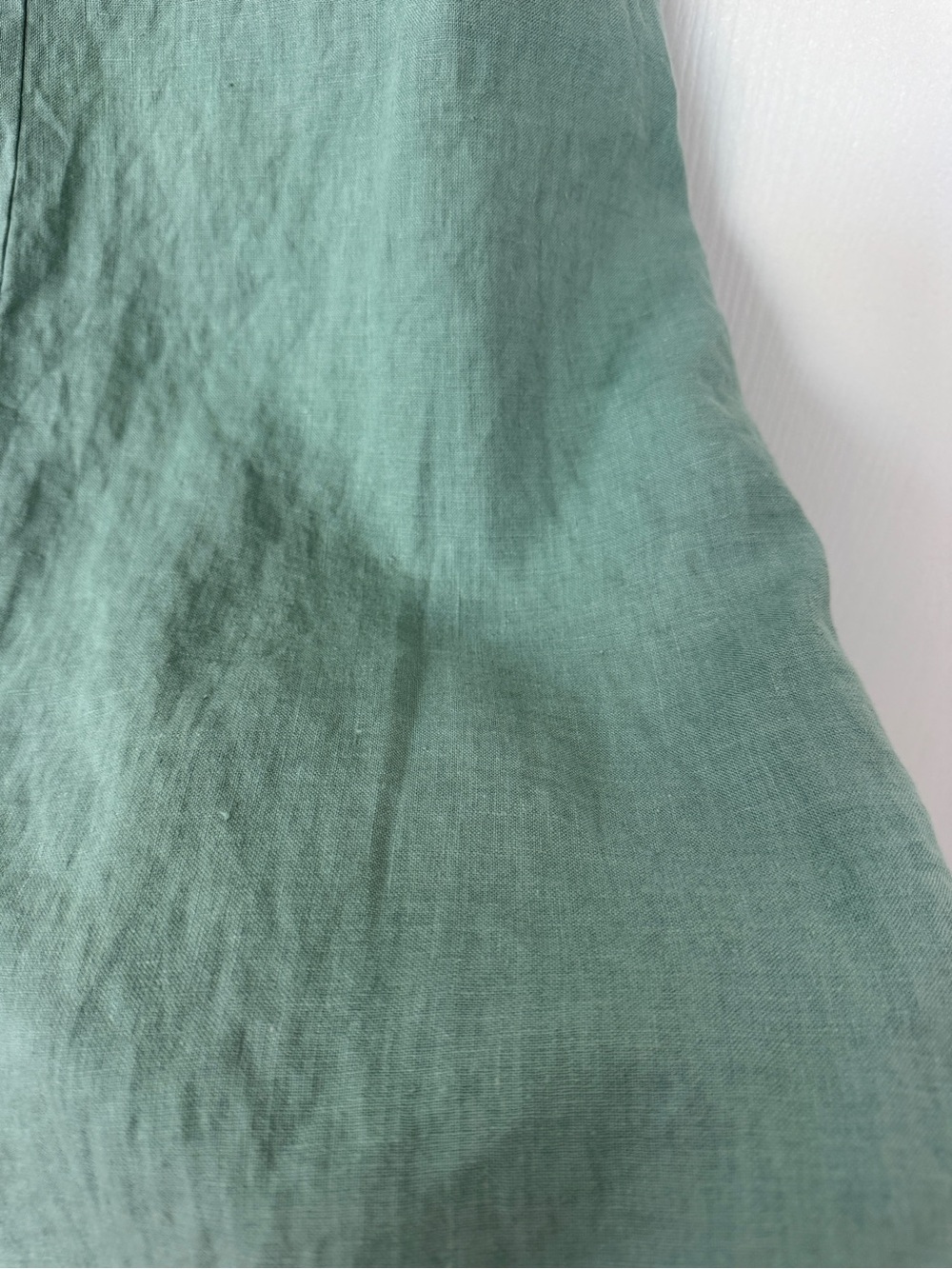 MagicLinen BORACAY Teal Blue Linen Maxi Dress 100% European Flax Pockets XS - Picture 15 of 16